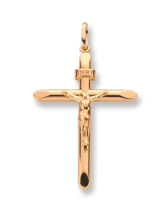 9ct Yellow Gold Crucifix