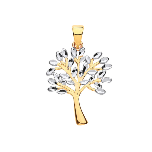 9ct Yellow Gold Tree of Life Pendant