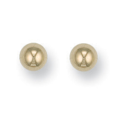 9ct Yellow Gold 5mm Ball Studs